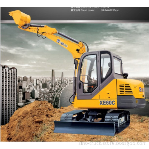 XCMG Excavator Xe60ca with 6t Operating Weight